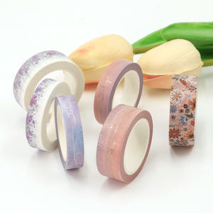 <span class=keywords><strong>Cinta</strong></span> Decorativa <span class=keywords><strong>Washi</strong></span> Dorada de 15mm*10m al por Mayor, en Existencia, para el Día de San Valentín, con Forma de Corazón y Rosa, para Envolver Regalos - Product Image 5