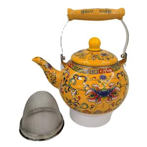 BOYANG nuovo arrivo <span class=keywords><strong>teiera</strong></span> 2.5L manico in ceramica generale bollitore <span class=keywords><strong>da</strong></span> tè smaltato per <span class=keywords><strong>fornello</strong></span> a induzione con colino <span class=keywords><strong>da</strong></span> tè - Product Image 1