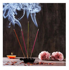 100% Natural Premium Agarbatti <b>Bamboo</b> <b>Stick</b> Incense 3mm High Quality Black Scented Wood Floral Holder for Aromatic Use - Product Image 2