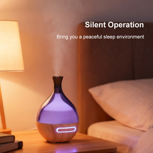 Humidificador ultrasónico con diseño de jarrón, 7 luces LED, difusor de aromaterapia con niebla fría y aceites esenciales <span class=keywords><strong>para</strong></span> el hogar y la oficina - Product Image 5