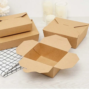 Caja de Almuerzo Desechable de Cartón con Recubrimiento UV y Logotipo Personalizado al por Mayor para <span class=keywords><strong>Sushi</strong></span>, Comida Rápida y Comida para Llevar - Product Image 5