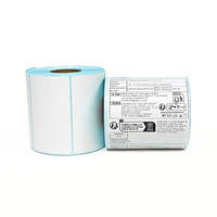 Label Thermal Langsung Grosir 80*30mm Tahan Air, Tahan Minyak, Anti Gores untuk Label Produk Kecil