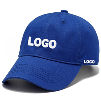 Gorras de Béisbol Promocionales Unisex de 6 Paneles, de Algodón Suave, Lisas, para Bordado Personalizado al por Mayor