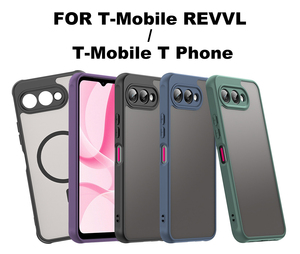Fundas Inalámbricas para Teléfono Móvil T-Mobile T Phone 3 5G 3 Pro, Carcasa Trasera Clásica Delgada, Resistente a Golpes, Protectora, Negra Mate - Product Image 1
