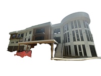 Superhouse FPA / NOA certificado Impact Rated Aluminio vidrio Imagen Shopfront / Storefront Windows con vista grande