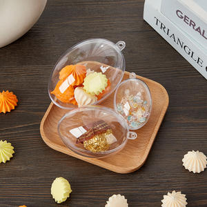 Ornements <span class=keywords><strong>d</strong></span>écoratifs transparents de Noël pour faveurs de mariage Boîtes en forme de cœur Boîte <span class=keywords><strong>d</strong></span>'emballage en plastique transparent en forme de cœur - Product Image 5