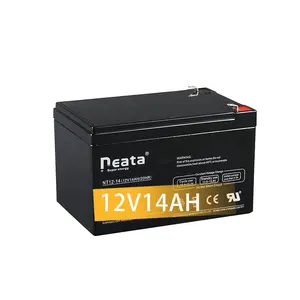 2022 Neata 12v14ah Vrla boîtier de batterie au plomb-acide Rechargeable boîtier de batterie de stockage à Cycle profond pour les systèmes d'alimentation électrique