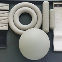 Kit d'accessoires de Pilates unisexe personnalisé Thé au lait : Bande de résistance, Cercle magique, Bloc de yoga et Anneau de Pilates
