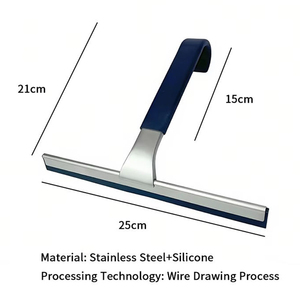 CF Nuovo Arrivo Tergivetro Moderno Minimalista con Design Sospeso - Pulitore Vetri Nero Anti-Graffio per <span class=keywords><strong>Bagno</strong></span> e Cucina - Product Image 3