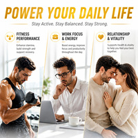 Suplemento de Maca Personalizado, Pastillas para Agrandar el Pene, Apoyo Energético para Hombres y Mujeres, Maca 30, Cápsulas para la Vitalidad Masculina