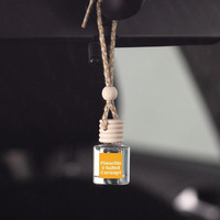 Diffuseur de parfum pour voiture en verre, le plus populaire sur TikTok, pour rétroviseur, avec mode sans fonctionnement (ou mode veille)