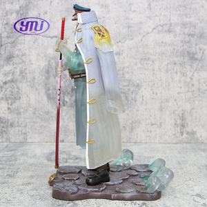 Figurine d'anime Luffy <span class=keywords><strong>Shiryu</strong></span>, nouveau style, 32 cm, une seule pièce, barbe noire, sous-ordinateur, grand amiral, posture debout - Product Image 4