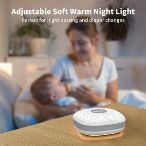 HiFiD W13 Sleep Soother, 21 Sonidos Relajantes, Batería de 1800 mAh, Luz Nocturna, Máquina de <span class=keywords><strong>Ruido</strong></span> <span class=keywords><strong>Blanco</strong></span> Portátil para Bebés, Guardería y Viajes - Product Image 4
