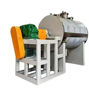 New Industrial Type Rotary Vacuum Dryer for Food Processing Energy Saving with Pump Motor PLC Gearbox Gear Drying Slurry Product