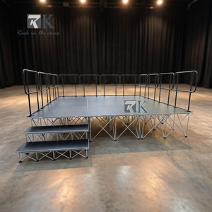 เวทีอัจฉริยะกลางแจ้งแบบพกพา ทำจากอลูมิเนียม สำหรับงานเทศกาล งานแสดงสด และงานปาร์ตี้ - Product Image 1