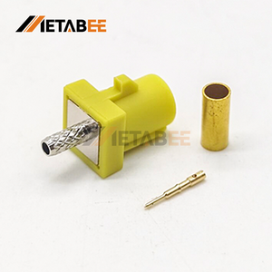 Connecteur à sertir Fakra K mâle pour câble coaxial RG316 RG174, transmission de données haute vitesse, <span class=keywords><strong>autoradio</strong></span> GPS - Product Image 4