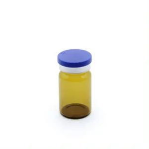 7毫升透明琥珀色药物玻璃小瓶注射小瓶管状小瓶