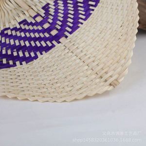 Abanico de Bambú Tallado a Mano Guan Sen, Tejido Natural de Hunan, Decoración para el Hogar, Año Nuevo Chino - Product Image 3