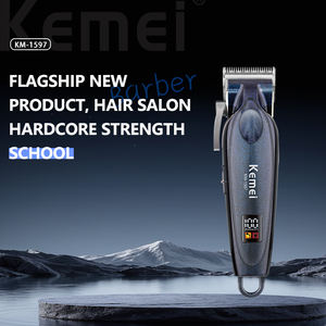Cortadora de Pelo Eléctrica Profesional Kemei KM-1597 con Batería de Litio de Alta Capacidad de 2000 mAh, Motor Rápido de 5 W y 7200 RPM, Pantalla LCD y Carga USB - Product Image 5