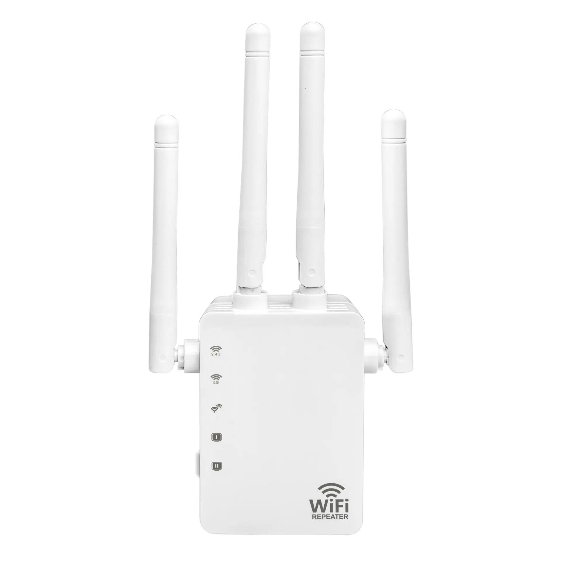 เครื่องทวนสัญญาณ Wifi แบบ Dual Band 1200mbps 2.4 Ghz 5G เครื่องขยายช่วง Wifi 4 เสาอากาศเครื่องขยายเราเตอร์ไร้สาย