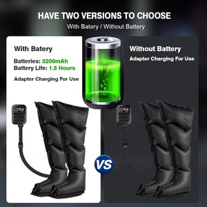 Bacak/kol/kalça hava sıkıştırma masaj sıkıştırma çizmeler hava masaj pressoterapi elektrik ayak masaj aleti kurtarma çizmeler - Product Image 6