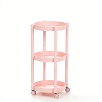 Étagère de rangement mobile à 3 niveaux en PP pour café, chariot organisateur, table d'appoint – Vente en gros