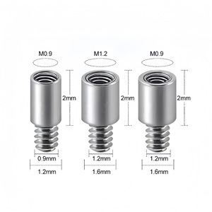 <b>Titanium</b> Alloy Thread Extension Rod M0.9 M1.2 Internal Screw Piercing Accessory For Navel Lip <b>Stud</b> Jewelry DIY - Product Image 1