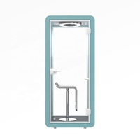Cabine portable sans formaldéhyde, mini meuble insonorisé, support pour téléphone, salle de communication, meuble de bureau, pour une personne