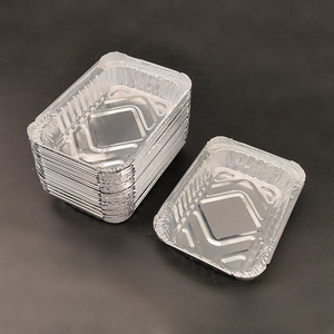 Nhỏ nhôm foil hộp đựng thức ăn PE nắp nhựa carton hộp giấy cho thực phẩm nóng và lạnh cấp thực phẩm bao bì - Product Image 1