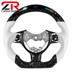 Volante de Fibra de Carbono Forjado Estilo Racing con Pantalla LED para Toyota 86 GR86 TRD Subaru BRZ <span class=keywords><strong>STI</strong></span> <span class=keywords><strong>TS</strong></span> Touge GT Type-RS - Product Image 1