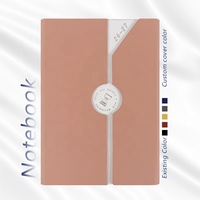 Carnet A5 de luxe en cuir à couverture rigide, reliure cousue, logo et couleur personnalisés, impression UV, agenda 2026 2027, cadeau d'entreprise