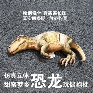 Peluche Dinosaure Coussin Doux pour Garçons de 2 à 4 Ans Rembourrage Polyester Design Réaliste Vente en Gros Transfrontalière - Product Image 4