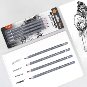 Set di Matite per Schizzi in Grafite Keep Smiling, Matite per Sfumature in Scala di Grigi, Set Professionale per Artisti - Product Image 3