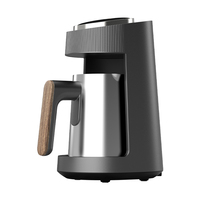 Machine à café, lait et thé 3 en 1 Hotsy Household, 300 ml, nouvelle cafetière électrique en acier inoxydable chauffante, cafetière turque, Dubaï
