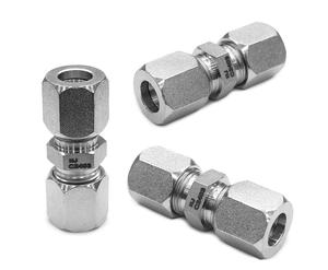 Thép <span class=keywords><strong>flareless</strong></span> cắn loại phụ kiện jic Nam đến Nam jic Union thủy lực Adapter thủy lực phù hợp - Product Image 1