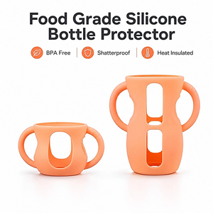 Funda Protectora de Silicona para Biberón <span class=keywords><strong>Philips</strong></span> Avent, Antideslizante y Antigolpes, Compatible con Fundas de Silicona para Biberones Avent - Product Image 3