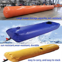 Réservoir d'eau souple en PVC écologique pour la lutte contre les inondations, portable, pliable, cylindrique, capacité de 250L à 10000L, sac de type poche à eau