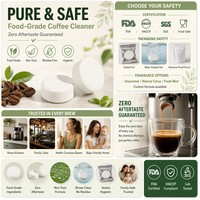 Tablettes Nettoyantes Solides Écologiques de Qualité Hôtelière pour Machines à Café – Approvisionnement en Gros 11g – Détartrage et Désodorisation en Dose Unique