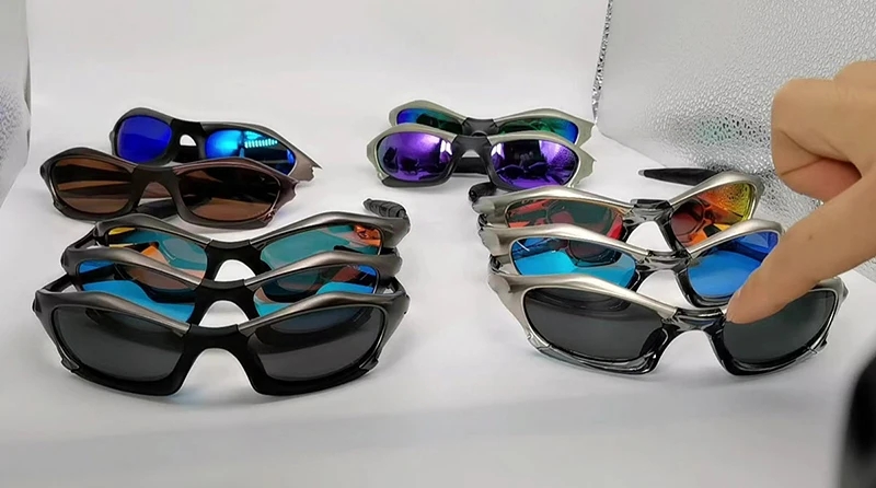 Y2K Metal Alloy Cycling Sunglasses with Polarized Lenses