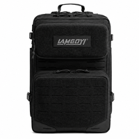 LAMGOYI Mochila Táctica Impermeable de 35L, Grande, Unisex, para Gimnasio, Deportes, con Correas MOLLE, para Gimnasio, Fitness y Actividades al Aire Libre