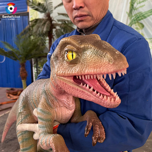 Marioneta de Mano de Dinosaurio Animatrónico Realista, el Juguete de Interior Más Popular para Niños en Centros Comerciales, Parques de Aventuras, Aeropuertos y Guarderías - Product Image 3