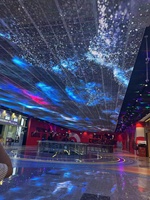 Panneau d'affichage capacitif extérieur à bas prix dj façade mur vidéo p3.91 vitre écran led transparent
