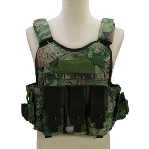 ハンティングタクティカルアーマーMOLLEプレートキャリアベスト、多機能アウトドア拡張CSフィールドベスト（ポーチ付き） - Product Image 1