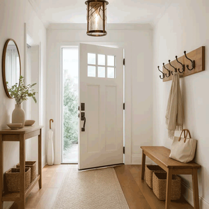 Puerta Abatible de PVC con Doble Acristalamiento, Sistema de Vidrio Moderno para Interiores, Manual, para Viviendas Residenciales, Fabricante - Product Image 2
