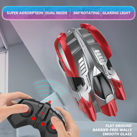 WGNRC PQ02A Coche de Juguete Teledirigido 2.4G para Escalar Paredes, Coche Inalámbrico con Control Remoto, Coche de Derrape con Rotación 360° para Escalar Paredes