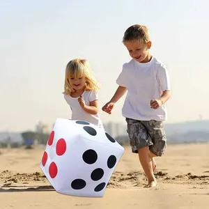 कस्टम बच्चों फेंकने खेल शैक्षिक खिलौना पीवीसी Inflatable पासा