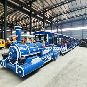 Venta directa <span class=keywords><strong>de</strong></span> fábrica Wagon Paseos turísticos Parque <span class=keywords><strong>de</strong></span> atracciones Paseo <span class=keywords><strong>Tren</strong></span> eléctrico sin rieles para atracciones - Product Image 4