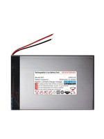 3.7v 3500 माया 3369105 2 तारों की बहुलक आयन बैटरी टैबलेट पीसी स्पीकर L388