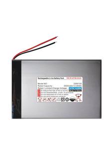 3.7V 3500mAh 3369105 <span class=keywords><strong>2</strong></span> ワイヤーポリマーリチウムイオンバッテリー、タブレット PC スピーカー L388 用 - Product Image 2