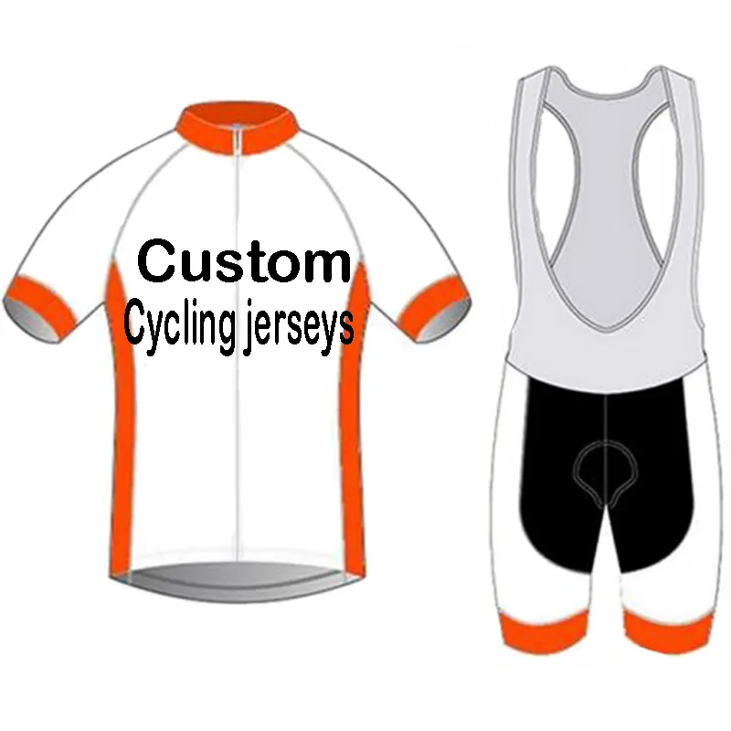Custom Short long Sleeve Men Women Cycling Jersey Clothing Set Uniform Suit In For Bicycle